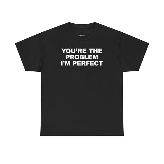 YOU'RE THE PROBLEM I'M PERFECT T-SHIRT